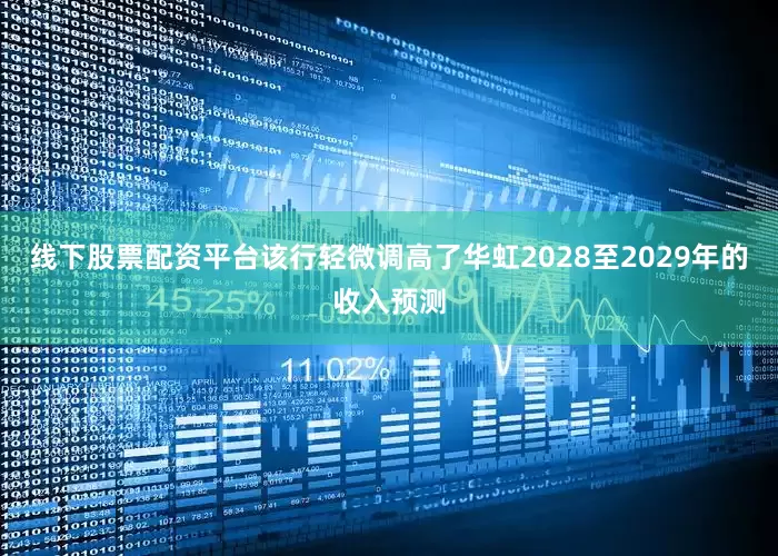 线下股票配资平台该行轻微调高了华虹2028至2029年的收入预测
